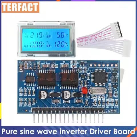 5V DC-AC Pure Sine Wave Inverter SPWM Driver Board EGS002 12Mhz Crystal Oscillator EG8010 + IR2113 D