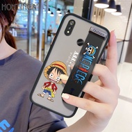 (มีสายรัดข้อมือ) Hontinga เคสมือถือ เคสโทรศัพท์ เคส Realme 3 Realme 3 Pro กันกระแทก Frosted การ์ตูนอะนิเมะ Luffy โปร่งใสเคสใส่โทรศัพท์เต็มรูปแบบฝาครอบเลนส์ตัวปกป้องกล้องถ่ายรูปกรณีสำหรับชาย