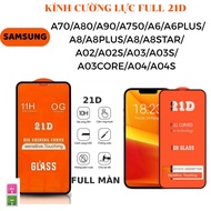 Full 21D tempered glass Samsung A70/A80/A90/A750/A6/A6PLUS/A8/A8PLUS/A8/A8STAR/A02S/A03S/A03S/A03S/A