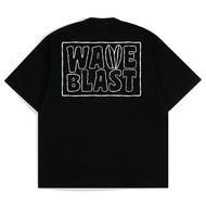 Waveblast Oversize T-Shirt - Sufins BlackS-5XL