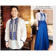 FILIPINIANA TOP BARONG FOR WOMEN AND MODERN BARONG FOR MEN (INDIVIDUAL SELLING)