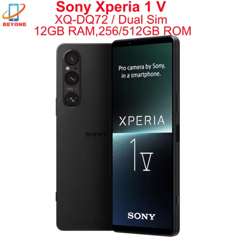 Sony Xperia 1 V 1V 5G Dual Sim XQ-DQ72 12GB RAM 256/512GB ROM 6.5"OLED Snapdragon 8 Gen 2 Octa Core