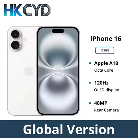 New Apple iPhone 16 Smartphone IOS 26 48MP Rear Camera