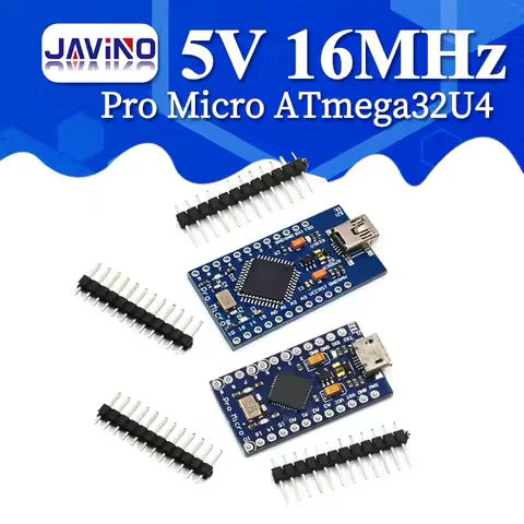 Pro Micro ATmega32U4 5V 16MHz Replace ATmega328 For arduino ATMega 32U4 Pro Mini With 2 Row Pin Head