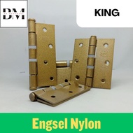 KING Nylon Hinge 3" x 2.5" and 4" x 3"