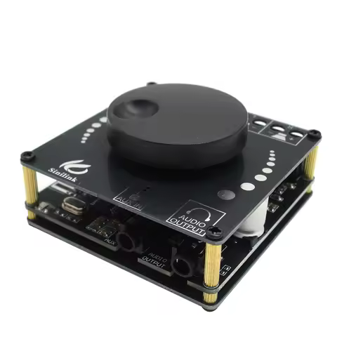 Mini Bluetooth 5.0 50W+50W Dual Channel Audio Power Digital Amplifier Board Stereo Amplifier 3.5MM A
