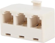 Nippon Labs AD-64-M3F-WH 2 Line Phone Adaptor 6P/4C, L1/L2/L1+L2, White