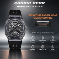 Pagani Gear Men's Rubber Quartz Watch PG-G2001