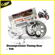 ORIGINAL YAMAHA Y16 Y16ZR CAM GEAR TIMING GEAR 38T DECOMPRESSER ASSY  B3M-E2280-00