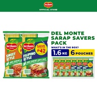 DEL MONTE Sarap Savers Pack - Mixed x 6 items (Spaghetti Sauce + Pasta)