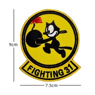Embroidery F-14 TOMCAT PATCH Angkatan Laut Militer TOMCAT US Fighter Squadron Jaket Patch Bahu Lenca