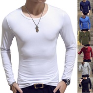 Plain T-shirts - Long Sleeve | T-shirt Kosong Hitam Lengan Panjang