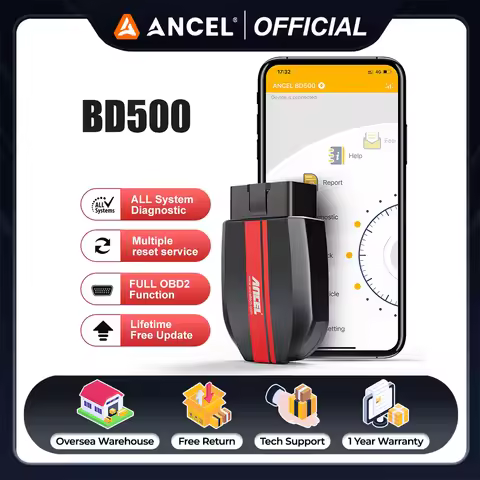 ANCEL BD500 OBD2 Auto Code Reader Bluetooth IOS Android Intelligent Diagnostic Tool EPB Oil Reset Ba