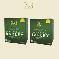 IAM AMAZING PURE ORGANIC BARLEY JUICE 3 grams x 10 Sachets 2 Boxes - CatrionasCollection