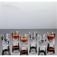 20ML/6PCS JLJ30 Liquor Shooter Wine Glass MaoTai Glass Whisky Glass玻璃烈酒色酒白酒茅台杯
