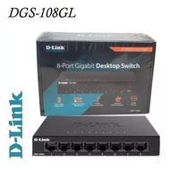 D-Link DGS-108GL 8-Port Gigabit Switch Hub