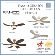 [Free Deliver] Fanco Girasol 46" DC Ceiling Fan with 36W LED RGB Light Kit and Remote