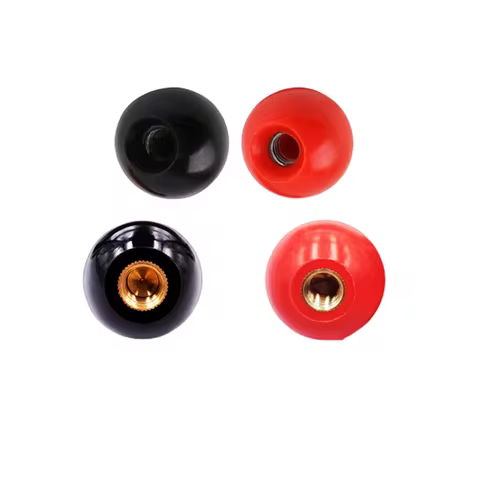 Red black bakelite ball copper core ball iron core ball machine hand wheel handle handle ball handle