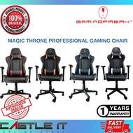 Gaming Freak MAGIC THRONE Professional Gaming Chair BLUE ORANGE RED WHITE Edition AVF