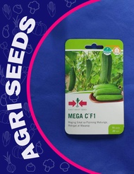 Mega C F1 (70 seeds) Hybrid Cucumber / Pipino seeds by East West Seed