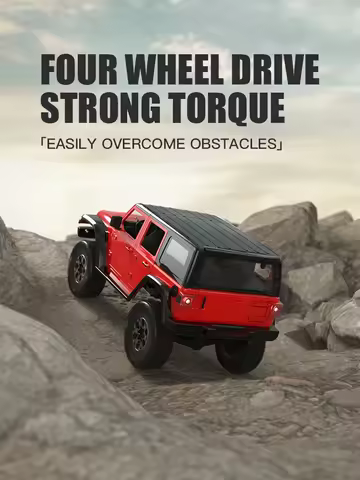 SG2403 1/24 2.4G RC Cars 4WD Alloy Climbing Car LED Light JEEP/H2/H3T/350/U8/FJ Off-road SUV And Tru