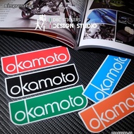 Ready Stock Picture Car Stickers OKAMOTO OKAMOTO Trendy Stickers Funny Stickers Car Motorcycle Electric Car Stickers Reflective Decals