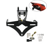 Motorcycle Tail Tidy License Plate Holder With Led Light For Ducati 899 959 1199 1299 Panigale Fende