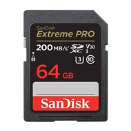 SanDisk SDカード 64GB SDXC Class10 UHS-I V30 読取最大200MB/s SanDisk Extreme PRO SDSDXXU-064G-GHJIN 新パッケージ