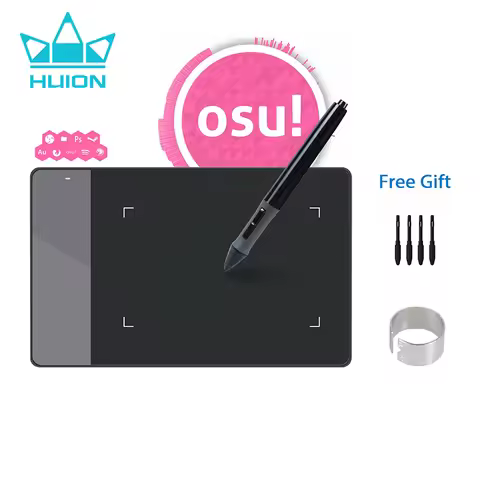 HUION 420 Graphics Tablet OSU Gaming Digital Pen Tablet For Drawing 4x2.23 Inch Signature Pad Beginn