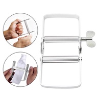 1pcs Tube Squeezer Lazy Toothpaste Dispenser Metal Squeezer Dye Paint Hair Roller Hand Tools U7T8