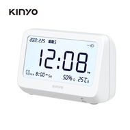 KINYO迷你萬年曆LCD電子鐘/ TD-396