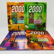 2,000 Core English Words 4 Volumes Common English Core Words Elementary School English Words Teachin