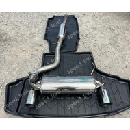 (JDM) Used Original FGK Fujitsubo  Set Piping Nissan Fairlady Performance 3” Muffler Exhaust Ekzos E