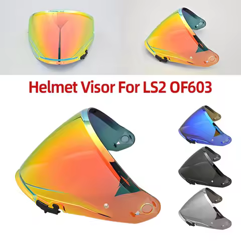 Helmet Visor for LS2 OF603 Infinity II Helmet Lens Color-Option Sun Protection UV Protection Helmet 
