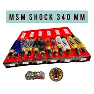 MSM Shock Suspension 340mm for Wave 125/100/110,XRM110/125,Smash 110/125,RaiderJ,Shogun, SYM etc