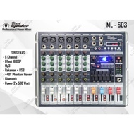 Power Mixer Black Spider Ml 603 Mixer Black Spider Ml603 6 Original