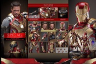 [全新啡盒未開] hottoys hot toys iron man 3 diecast mark 42 deluxe bonus part mms759d66b mms759 mms759b 豪華特