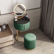 🔥廠家直銷 迷你梳妝台 小型化妝台 梳妝桌 化妝枱 化妝桌 "Three color selection" Three color lamp mirror Dresser  化妝品收納櫃 Dressi