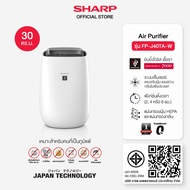 SHARP Air Purifier เครื่องฟอกอากาศ พลาสม่าคลัสเตอร์ รุ่น FP-J40TA-W ขนาด 30 ตร.ม