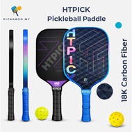 【BARU】HTPick Paddle Pickleball – 18K Carbon Fibre, USAPA Approved, Untuk Semua Peringkat