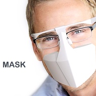 Anti Fog Saliva Droplets Face Mask Unisex Hygienic Reusable Plastic Mask Health Care Mouth Cover Shi