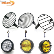 Motorcycle refitting headlamp cover GN CG125 baboon headlamp net refitting square lamp cover headlamp metal cover Mengye