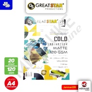 Great Star Cold Lamination Matte A4 120gsm 20 Sheets