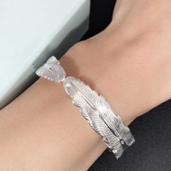 Retro Lifelike Takahashi Lang Feather Bracelet Light Three-Dimensional Charm Feather Texture Bracele