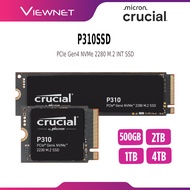 CRUCIAL INT SSD P310 PCIE GEN4 NVME M.2 SSD 2230 / 2280 INTERNAL SOLID STATE DRIVE - 500GB / 1TB / 2