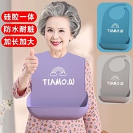 <![CDATA[Waterproof Silicone Apron for Elderly - Mealtime Protection]]>