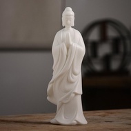 White Porcelain Thai Buddha Home Decor - Shakyamuni Buddha Statue