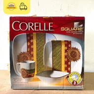 Corelle Square Dinnerware 16pc Set - Bamako