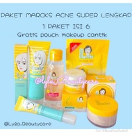 MARCKS PAKET ACNE SUPER LENGKAP| untuk kulit berjerawat & komedo