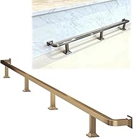 Commercial Bar Foot Rail Kit, Easy Installation Undercounter Rest, with Pre-Drilled Holes, for Home